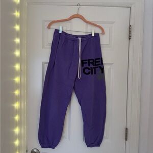 freecity Purple Sweatpants